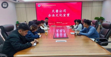 天普分公司組織開展企業(yè)文化宣講培訓(xùn)活動